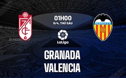 Nhận định bóng đá Granada vs Valencia 1h00 ngày 5/4 (La Liga 2023/24)