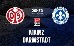 Nhận định bóng đá Mainz vs Darmstadt 20h30 ngày 6/4 (Bundesliga 2023/24)