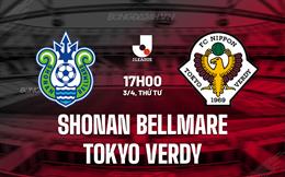 Nhận định Shonan Bellmare vs Tokyo Verdy 17h00 ngày 3/4 (VĐQG Nhật Bản 2024)