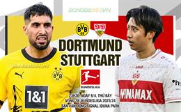 Nhận định bóng đá Dortmund vs Stuttgart 23h30 ngày 6/4 (Bundesliga 2023/24)