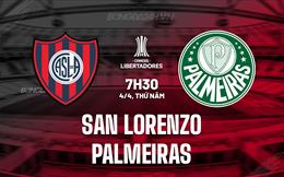 Nhận định San Lorenzo vs Palmeiras 7h30 ngày 4/4 (Copa Libertadores 2024)