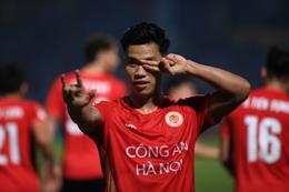 Vũ Văn Thanh khiêm tốn sau bàn thắng cho Công an Hà Nội