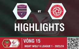 Video tổng hợp: Bình Dương - Viettel (Vòng 15 V-League 2023/24)