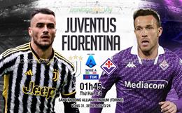 Nhận định Juventus vs Fiorentina (01h45 ngày 8/4): Bừng tỉnh đúng lúc