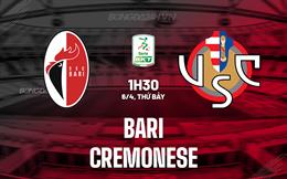 Nhận định bóng đá Bari vs Cremonese 1h30 ngày 6/4 (Hạng 2 Italia 2023/24)