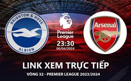 Brighton vs Arsenal link xem trực tiếp Ngoại Hạng Anh hôm nay 6/4/2024