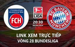 Link xem trực tiếp Heidenheim vs Bayern 20h30 ngày 6/4/2024