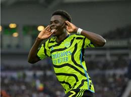 Bukayo Saka nén đau để thi đấu trước Brighton