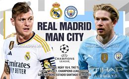 Nhận định Real Madrid vs Man City (02h00 ngày 10/4): Căng thẳng tột độ