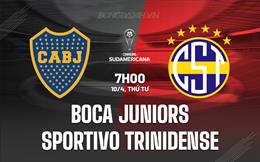 Nhận định Boca Juniors vs Sportivo Trinidense 7h00 ngày 10/4 (Copa Sudamericana 2024)