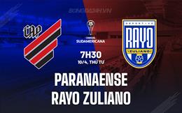 Nhận định Paranaense vs Rayo Zuliano 7h30 ngày 10/4 (Copa Sudamericana 2024)