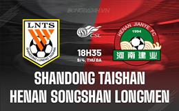Nhận định Shandong Taishan vs Henan Songshan 18h35 ngày 9/4 (VĐQG Trung Quốc 2024)