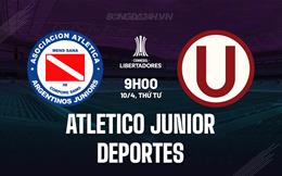 Nhận định Atletico Junior vs Universitario 9h00 ngày 10/4 (Copa Libertadores 2024)