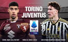 Nhận định bóng đá Torino vs Juventus 23h00 ngày 13/4 (Serie A 2023/24)