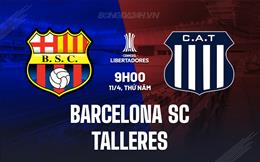Nhận định Barcelona SC vs Talleres 9h00 ngày 11/4 (Copa Libertadores 2024)