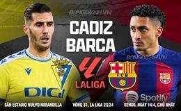 Nhận định Cadiz vs Barca (02h00 ngày 14/04): Đội khách đứt chuỗi thắng?