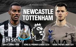 Nhận định Newcastle vs Tottenham (18h30 ngày 13/4): Cống hiến hết cỡ