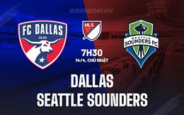 Nhận định Dallas vs Seattle Sounders 7h30 ngày 14/4 (Nhà nghề Mỹ 2024)