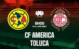Nhận định CF America vs Toluca 8h05 ngày 14/4 (VĐQG Mexico 2023/24)