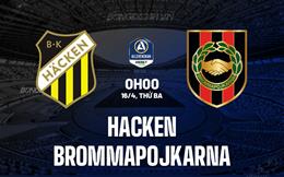 Nhận định Hacken vs Brommapojkarna 0h00 ngày 16/4 (VĐQG Thụy Điển 2024)