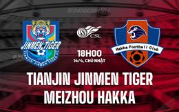 Nhận định Tianjin Jinmen vs Meizhou Hakka 18h00 ngày 14/4 (VĐQG Trung Quốc 2024)