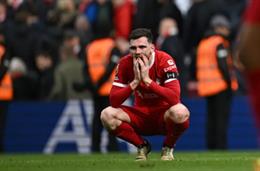 Andy Robertson tức giận với hàng công Liverpool