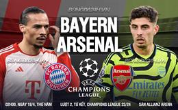 Bayern 1-0 (3-2) Arsenal: Kimmich đưa Hùm xám vào bán kết Champions League 2023/24