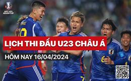 Lịch thi đấu U23 châu Á hôm nay 16/4/2024