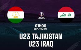 Nhận định bóng đá U23 Tajikistan vs U23 Iraq 1h00 ngày 20/4 (VCK U23 châu Á 2024)