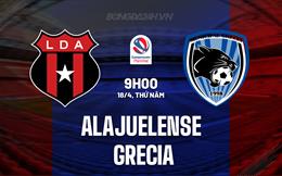 Nhận định Alajuelense vs Grecia 9h00 ngày 18/4 (VĐQG Costa Rica 2024)