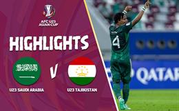 Video tổng hợp: U23 Saudi Arabia - U23 Tajikistan (Bảng C U23 châu Á 2024)
