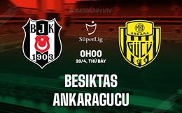 Nhận định Besiktas vs Ankaragucu 0h00 ngày 20/4 (VĐQG Thổ Nhĩ Kỳ 2023/24)