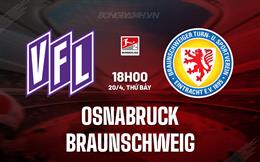 Nhận định Osnabruck vs Braunschweig 18h00 ngày 20/4 (Hạng 2 Đức 2023/24)