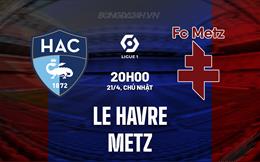 Nhận định - dự đoán Le Havre vs Metz 20h00 ngày 21/4 (VĐQG Pháp 2023/24)
