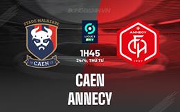 Nhận định bóng đá Caen vs Annecy 1h45 ngày 24/4 (Hạng 2 Pháp 2023/24)