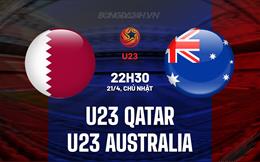 Nhận định U23 Qatar vs U23 Australia 22h30 ngày 21/4 (VCK U23 châu Á 2024)