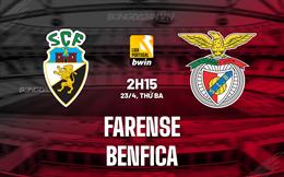 Nhận định Farense vs Benfica 2h15 ngày 23/04 (VĐQG Bồ Đào Nha 2023/24)