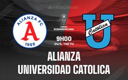 Nhận định Alianza vs Universidad Catolica 9h00 ngày 24/4 (Copa Sudamericana 2024)