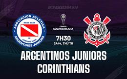 Nhận định Argentinos Juniors vs Corinthians 7h30 ngày 24/4 (Copa Sudamericana 2024)