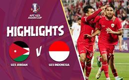 Video tổng hợp: U23 Jordan - U23 Indonesia (Bảng A U23 châu Á 2024)