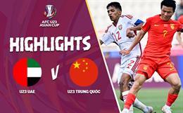Video tổng hợp: U23 UAE - U23 Trung Quốc (Bảng B U23 châu Á 2024)