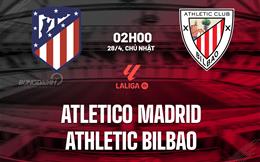 Nhận định Atletico Madrid vs Bilbao 2h00 ngày 28/4 (La Liga 2023/24)
