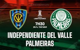 Nhận định Independiente del Valle vs Palmeiras 7h30 ngày 25/04 (Copa Libertadores 2024)