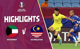 Video tổng hợp: U23 Kuwait - U23 Malaysia (Bảng D U23 châu Á 2024)