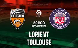 Nhận định Lorient vs Toulouse 20h00 ngày 28/4 (VĐQG Pháp 2023/24)