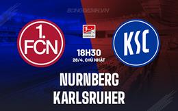 Nhận định Nurnberg vs Karlsruher 18h30 ngày 28/4 (Hạng 2 Đức 2023/24)