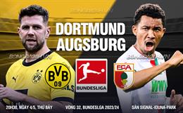 Nhận định Dortmund vs Augsburg (20h30 ngày 04/05): Cơ hội cho kép phụ