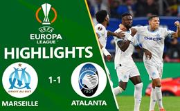 Video cúp C2 Marseille vs Atalanta: Bất phân thắng bại