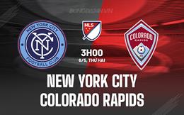 Nhận định New York City vs Colorado Rapids 3h00 ngày 6/5 (Nhà nghề Mỹ 2024)
