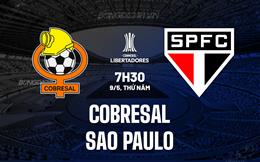 Nhận định Cobresal vs Sao Paulo 7h30 ngày 9/5 (Copa Libertadores 2024)